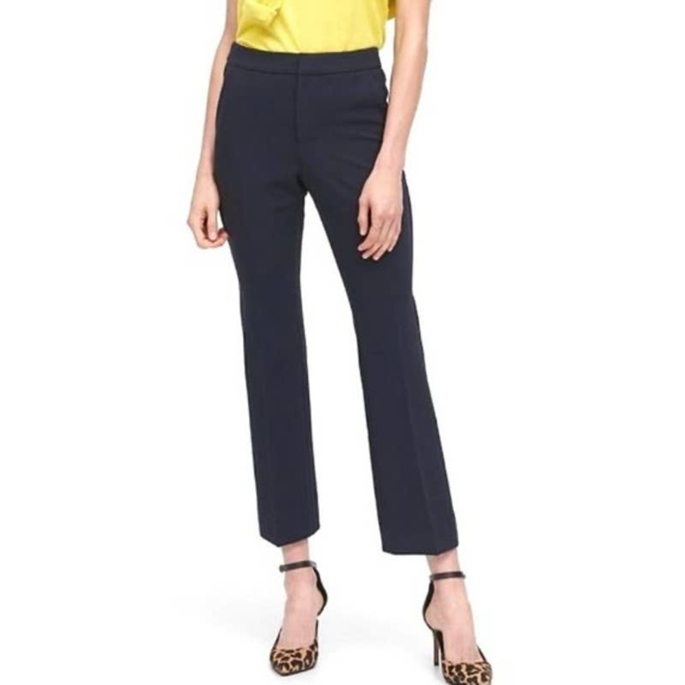 Banana Republic Navy High Rise Crop Flare Size 14 NEW WITH TAGS